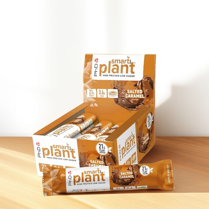 「全场满300包邮」德国发货PHD植物纯素蛋白棒12X62g