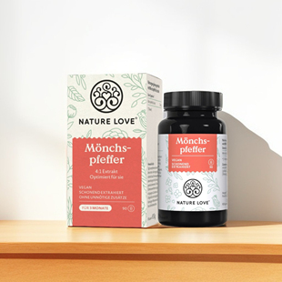 「全场满300包邮」德国发货Nature love贞洁树提取物胶囊90粒35g