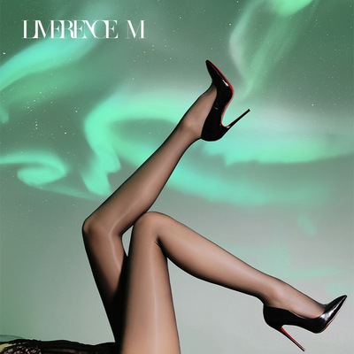 极光纯享中腰无缝油亮丝袜女薄款