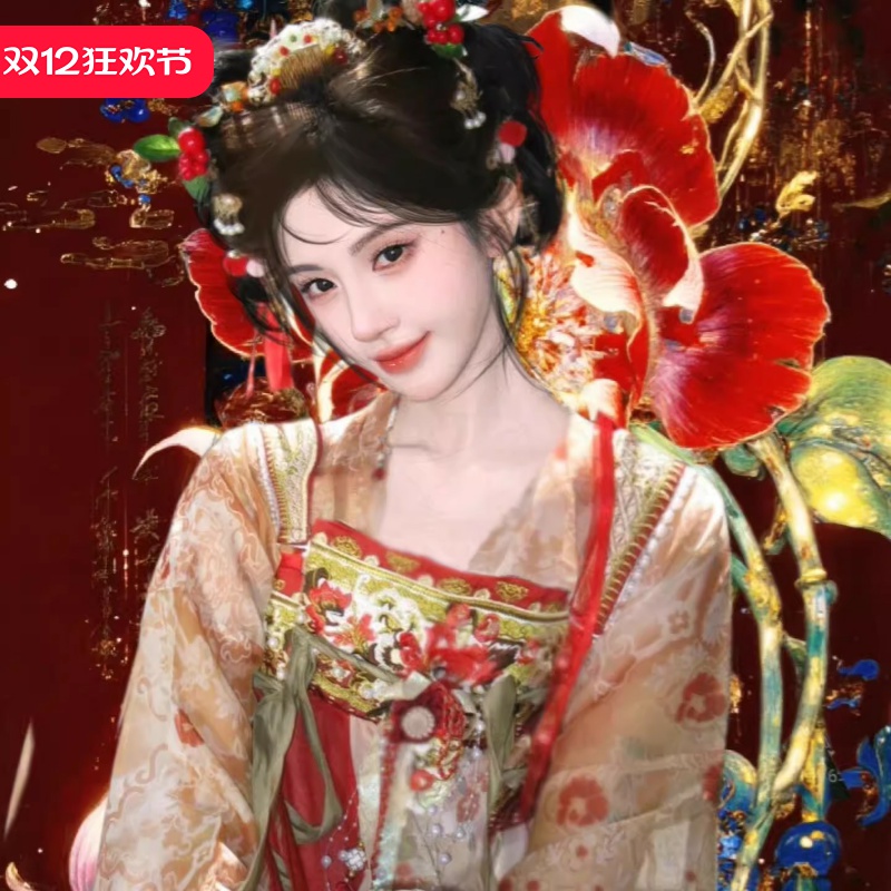 一袭汉服惊艳时光古韵自来