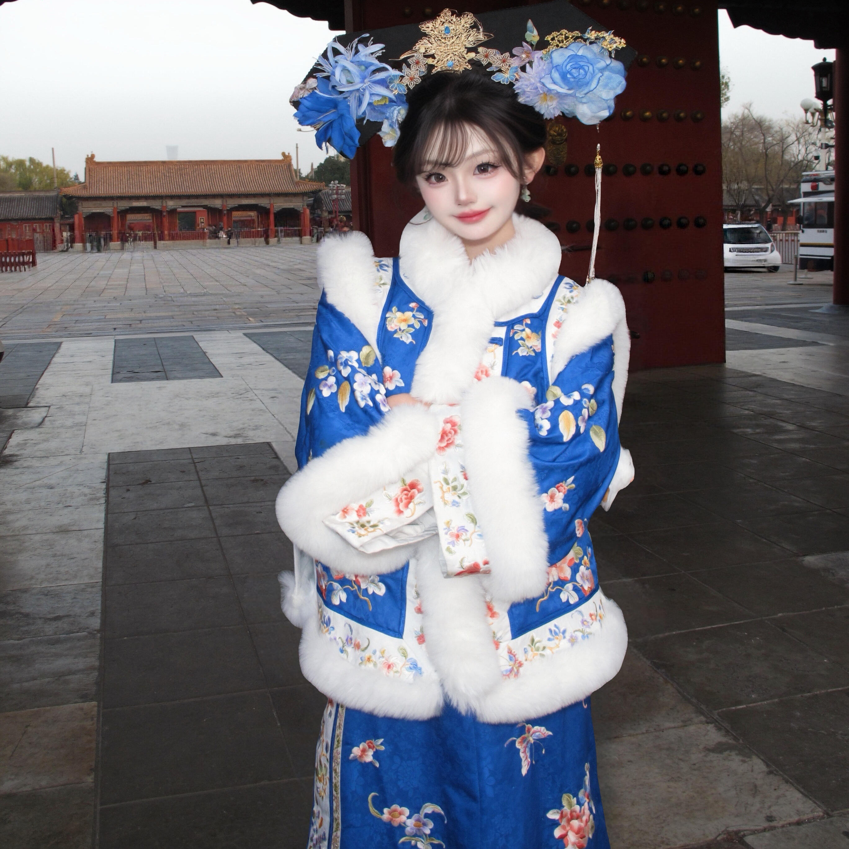 新中式冬汉服，绒暖雅致显国风