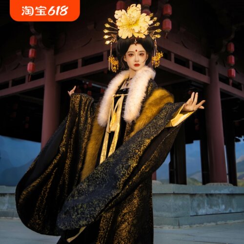 新中式冬汉服，绒暖雅致显国风