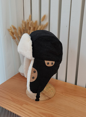 2021 New Winter Earflap Bomber Hats Fur Ushanka Cap Thickene