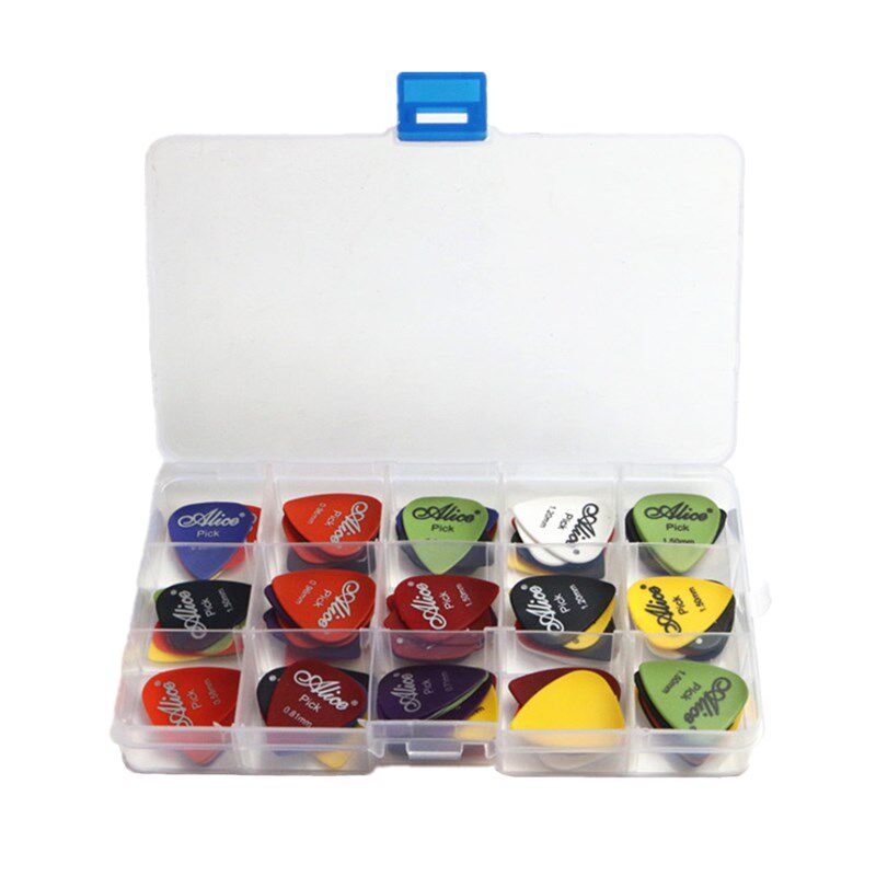24/30/40/50pcs Guitar Picks 1 Box Case Alice Acoustic Electr