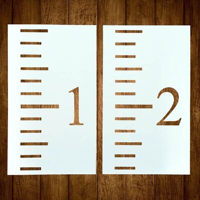 Reusable WELCOME Templates Sturdy Thick Word Stencils for