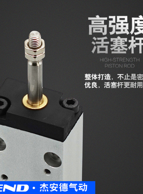 小金井型方型气动气缸BDA6/10/16*5X10X15X20X25X30X40X50贴片机