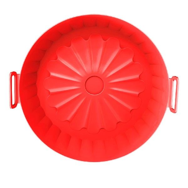 Silicone Air Fryer Bakeware Easy Cleaning Round Oven Basket