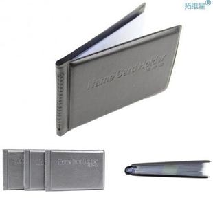 Leather Business Card Wallet Holder Men Cards