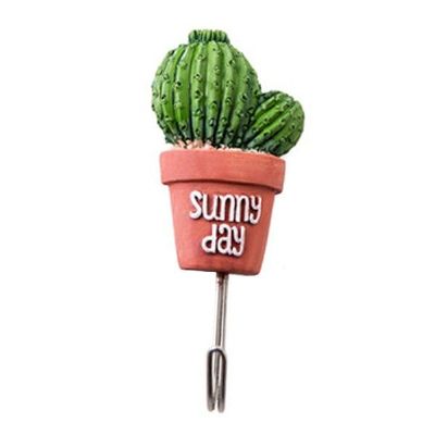 Cute Wall Hook for Hanging Adhesive Cactus Hangers Heavy