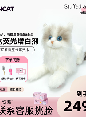 可挑脸仿真布偶猫毛绒娃娃猫咪玩偶背包公仔闺蜜小孩玩具生日礼物