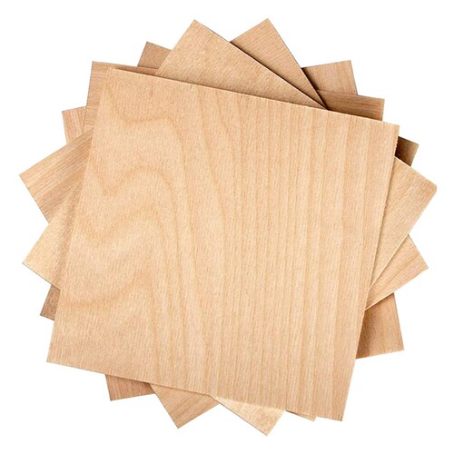 好货1/8X12x12inch Wood Board Pack Of 6,For Arts And