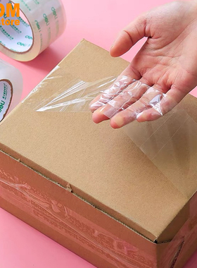 6pcs Transparent tape packing tape delivery packaging tapes