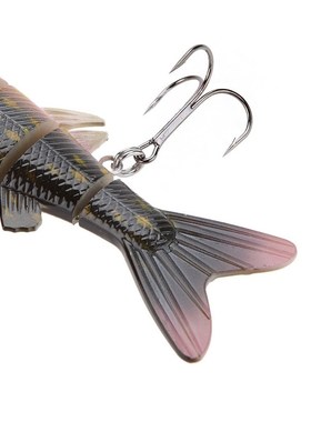 LIXADA 20cm 66g Lifelike Muskie Fishing Lure 8-segement Swim