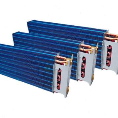极速风机盘管表冷器散热器中央空调水暖空调铜管换热芯铝箔冷凝蒸
