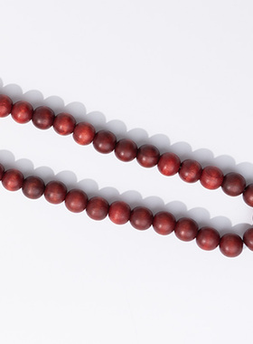 佛珠108颗红色桃木鲁智深大和尚同款108颗54颗花果菩提根佛珠