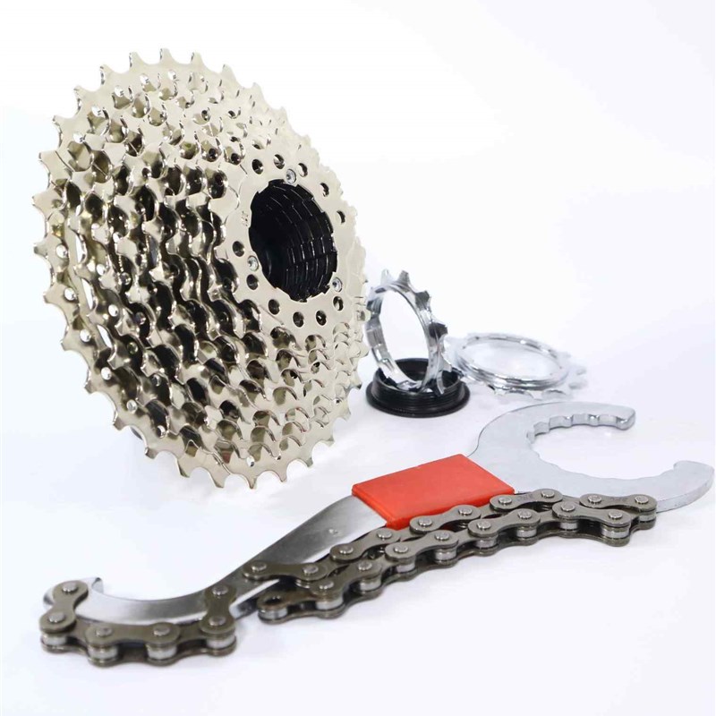 山地自行车飞轮7速8910速后齿轮公路车折叠车卡旋式飞轮送工具