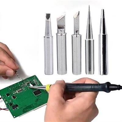 极速5 PCS Pure Copper 900M Soldering Iron Head Bit Lead-Free