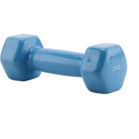 好货s Dumbbells Vinyl Dumbells Set Home Fitness Exercise Lad