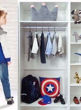 极速样板房儿童房衣帽间衣服抱枕软装饰品摆件道具玩偶男孩衣柜童