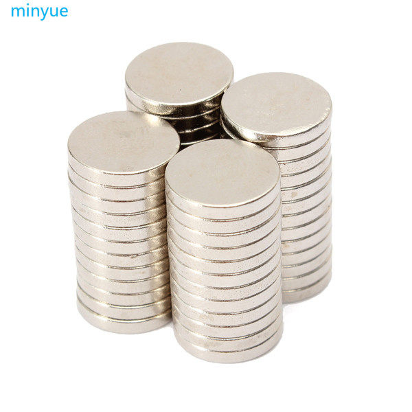 极速Hot Sale 50pcs Super Strong Round Disc Magnets 12mm x 2m