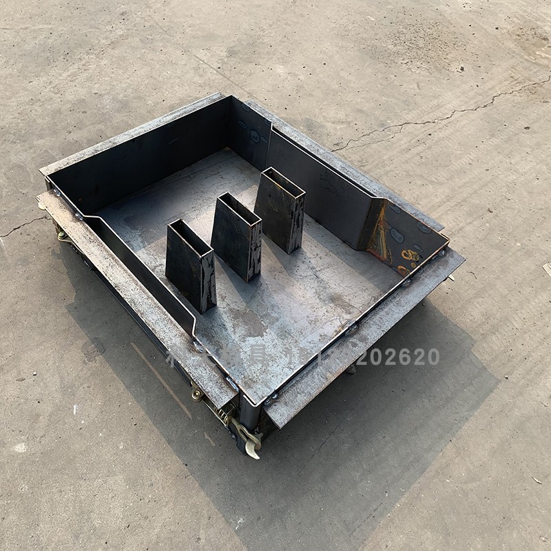 水泥预制公路排水沟多孔缺口盖板钢铁模具雨水篦子平面盖板模具