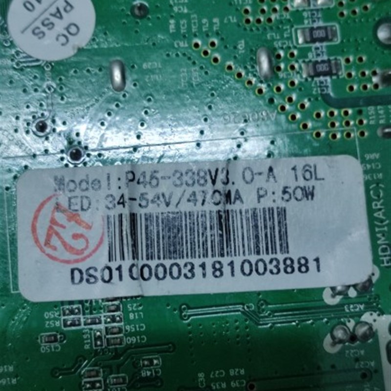 P4-338 V3.0 2837寸-电5机通用安卓视智能主板 3TP.MS38.PB818