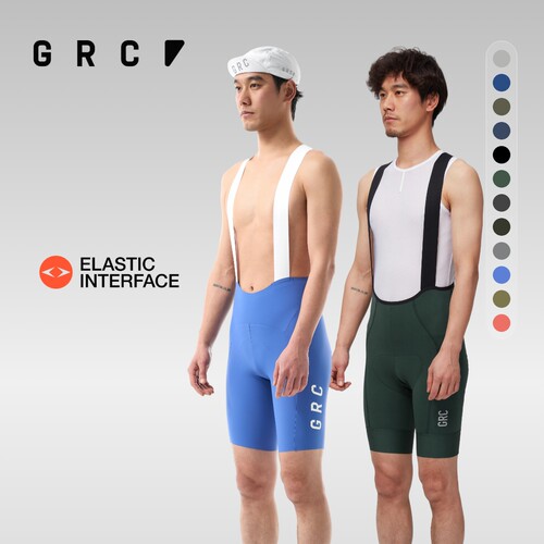 GRC骑行裤春夏背带短裤男