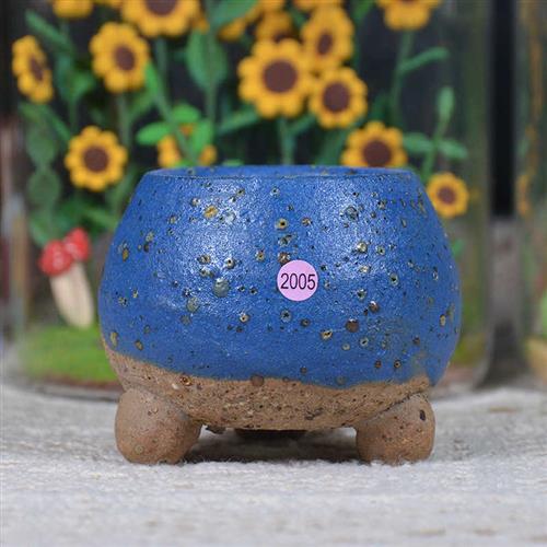 炻陶一物一拍粗陶花盆