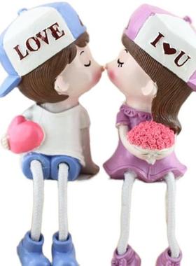 吊脚娃娃摆台装饰品拍照道具网红客厅电视柜树脂创意摆件送女生的