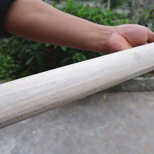 极速木匠纯手工实木扁担旦工地挑子挑水专用钩担铁挂钩婚庆道具装