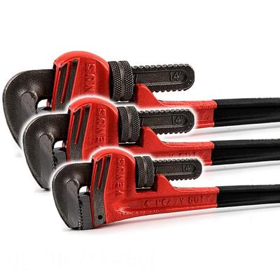 。工业级管钳14寸18寸管钳子家用美式重型管子钳水暖工具快速水管