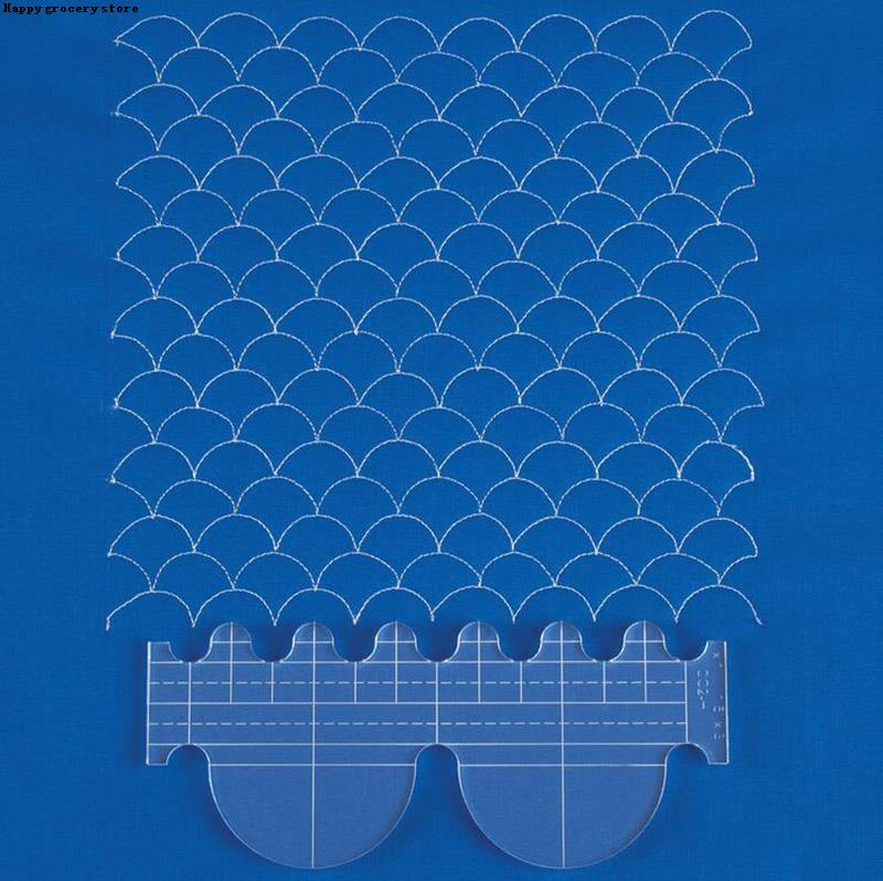 newnew quilting  ruler template sample set for domestic sewi