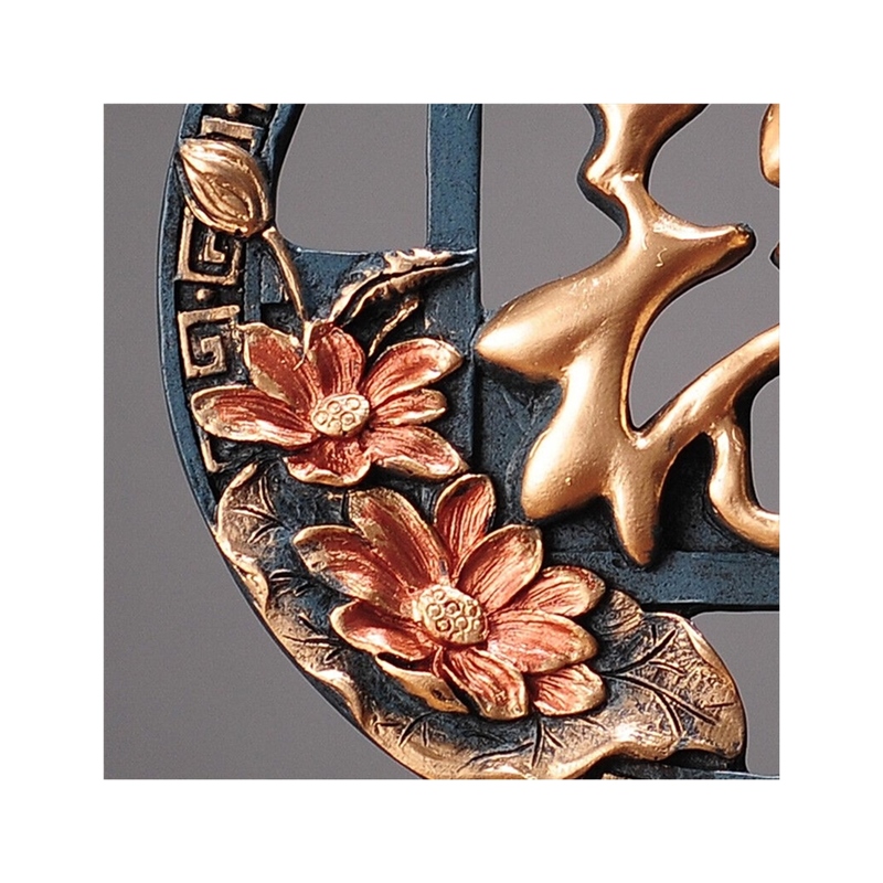 帕美居酒柜摆件装饰品大厅餐桌玄关摆设创意家居茶几桌面福字鹿摆