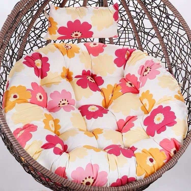 Special cushion for basket removal [chair hanging basket]