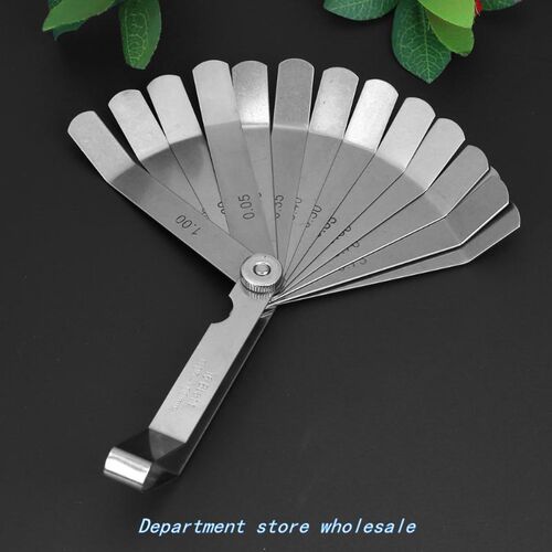 极速16 Blades Feeler Gauge Metric Gap Filler 0.05-1mm Thickn