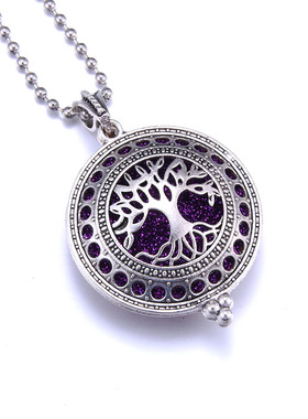 1pcs Aroma Diffuser Necklace Open Antique Vintage Lockets Pe