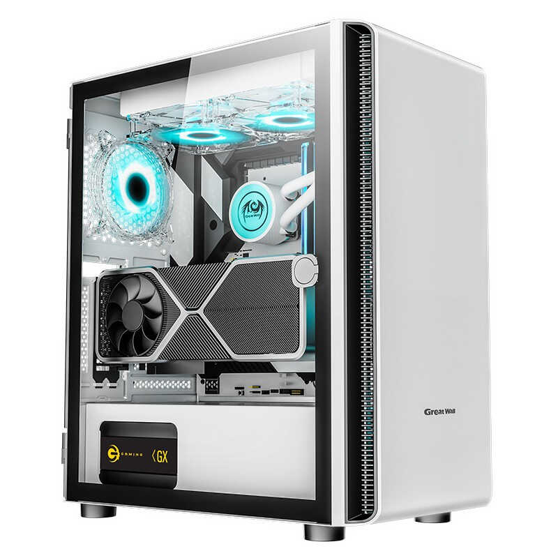 新品新品长城(GreatWall)阿基米德3白色电脑机箱(ATX主板240水