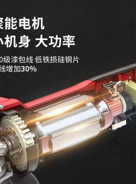 新品开槽角磨机9910K-1/9550K 1100转抛光打磨多功能电动工具