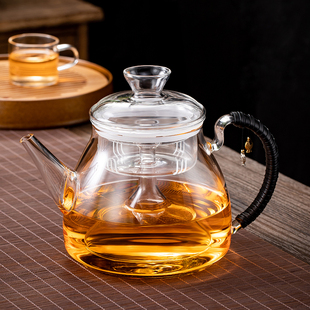 极速耐高温玻璃蒸汽煮茶壶养生茶壶烧水壶蒸茶壶煮茶器家用电陶炉
