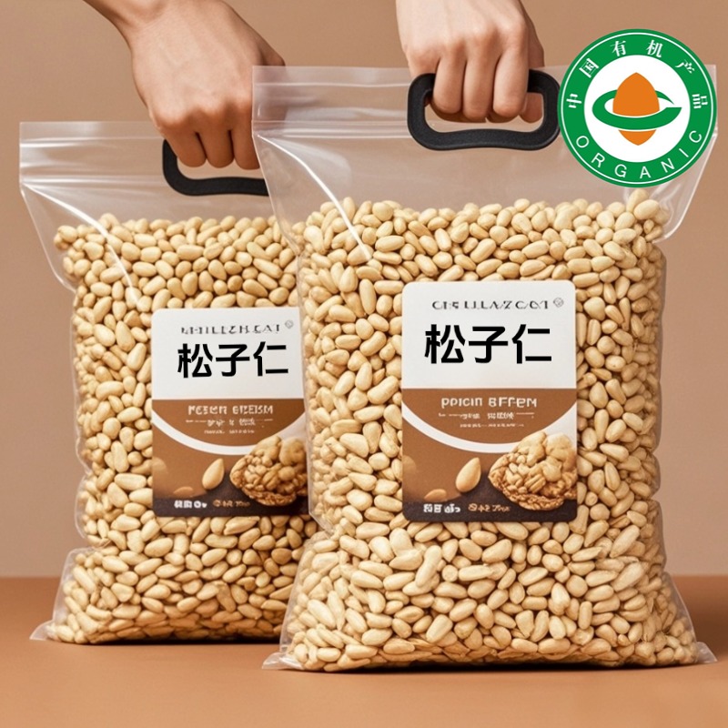 东北特级特大松子仁2025新货官方旗舰店长白山正品开口红松子坚果
