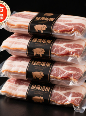 培根原切无添加独立包装儿童肉片三明治手抓饼披萨商家用旗舰店