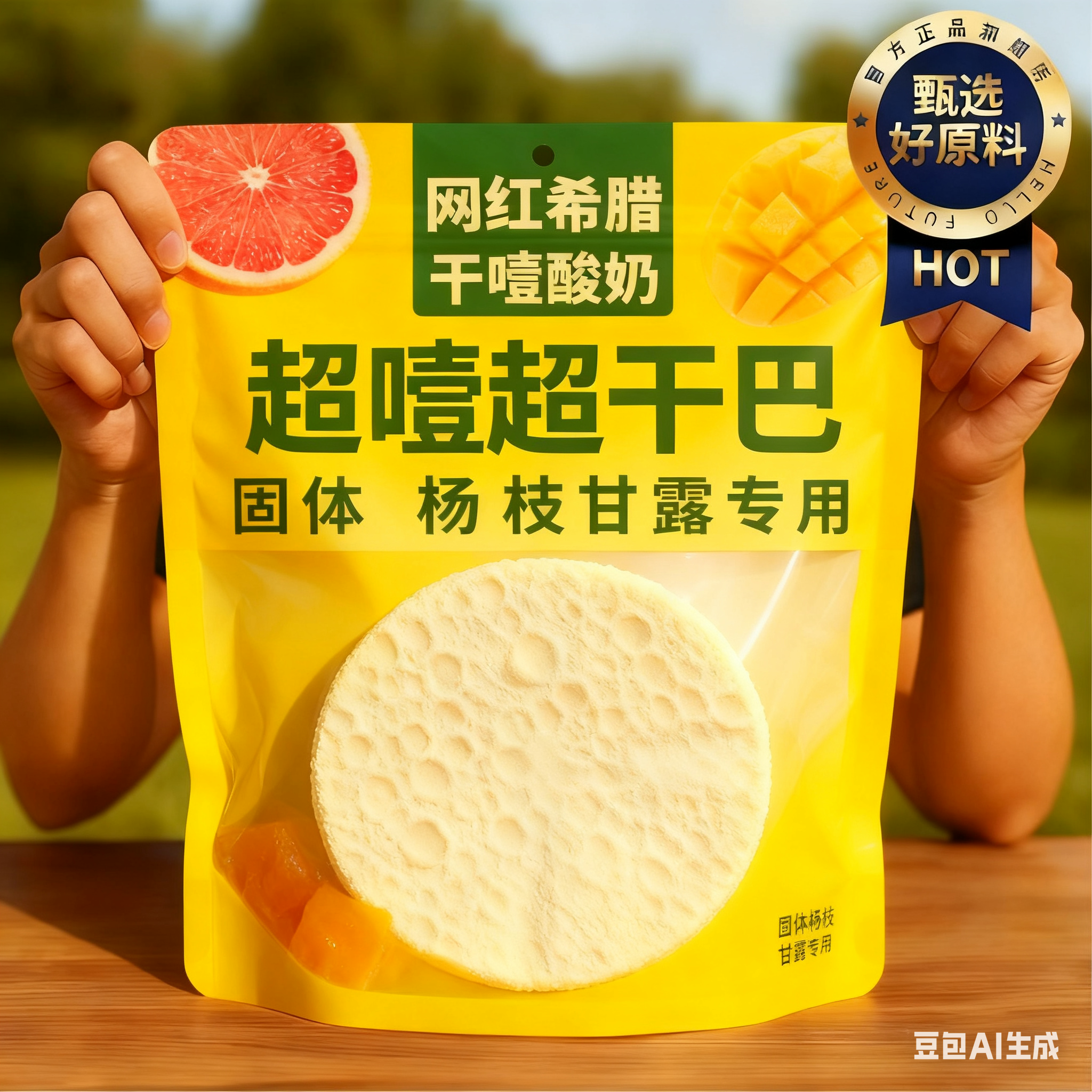 固体杨枝甘露干噎酸奶正品商家用无添加糖批发新鲜希腊冷萃酸奶碗