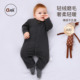 Oak mont婴儿衣服宝宝连体衣婴幼儿哈衣秋冬加绒爬爬服一体绒衣服