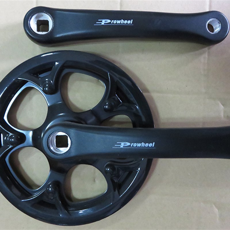 台湾浩盟大齿盘普通自行车42大齿盘摺叠车齿轮盘单速变速铝合金曲