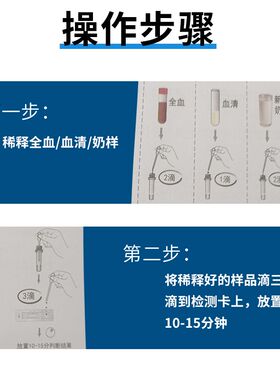 好货布病检测卡兽用布氏鲁杆菌抗原试纸羊抗体检测仪羊牛布病检测