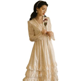 新品巴伐利亚裙古着vintage伴娘服冰雪谣米岚同款衣服欧阳娜娜连