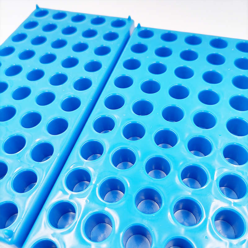 进样瓶架2ml样品瓶托 实验室pp架聚丙烯材质50孔色谱瓶顶空瓶架子