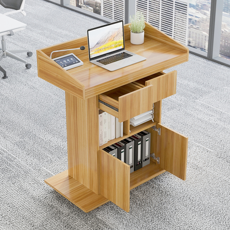 新品演讲台发言台培训讲台桌迎宾台接待台会议室教室讲桌主持台教