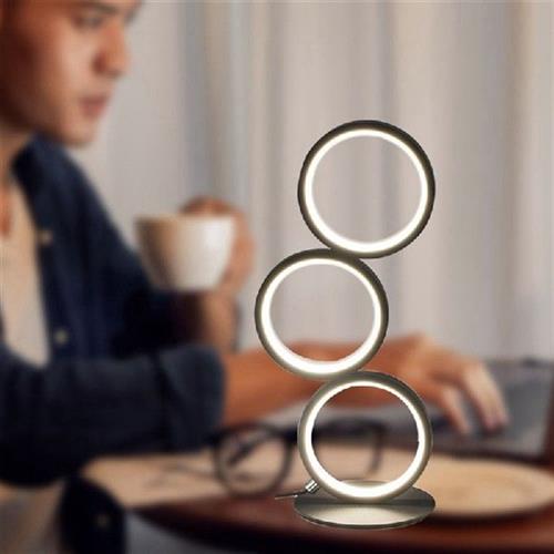 1PC Black Modern Spiral Table Lamp Desk Lamp For Living