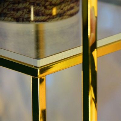 Iron frame ornaments Electroplating gold flower stand